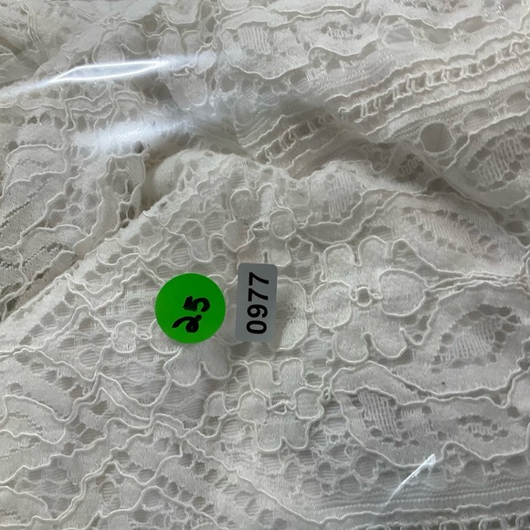 Worthington Womens White Long Bell Sleeve Lace Blouse Extra‎ Large - Picture 8 of 8